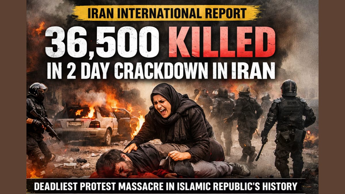 Iran protest crackdown deaths as reported by Iran International, showing aftermath of violent protests