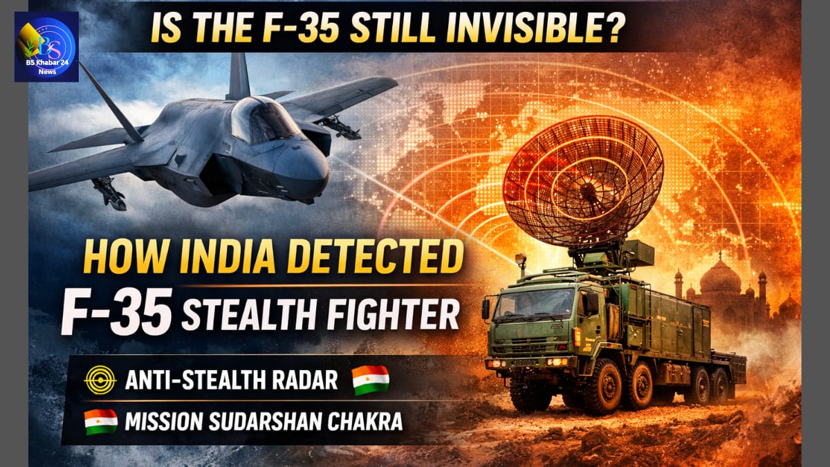 How India detected the F-35 stealth fighter using advanced anti-stealth radar and multi-layer air defence technology
