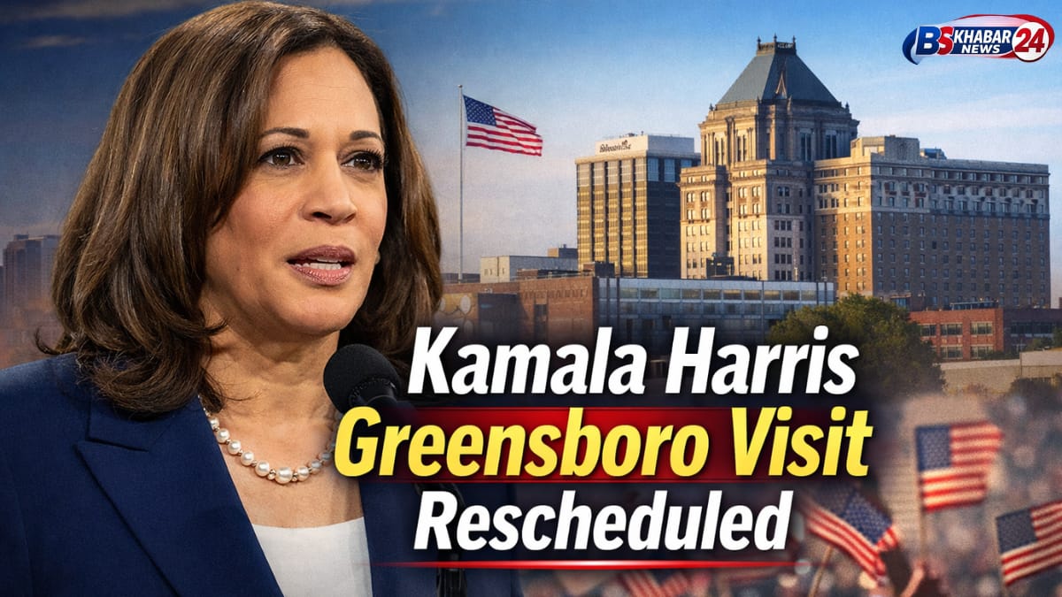 Kamala Harris Greensboro Visit Rescheduled as former Vice President sparks fresh political buzz across North Carolina