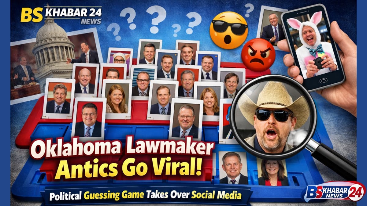 Oklahoma lawmaker antics go viral as a Guess Who–style game trends on social media, highlighting controversial political behavior