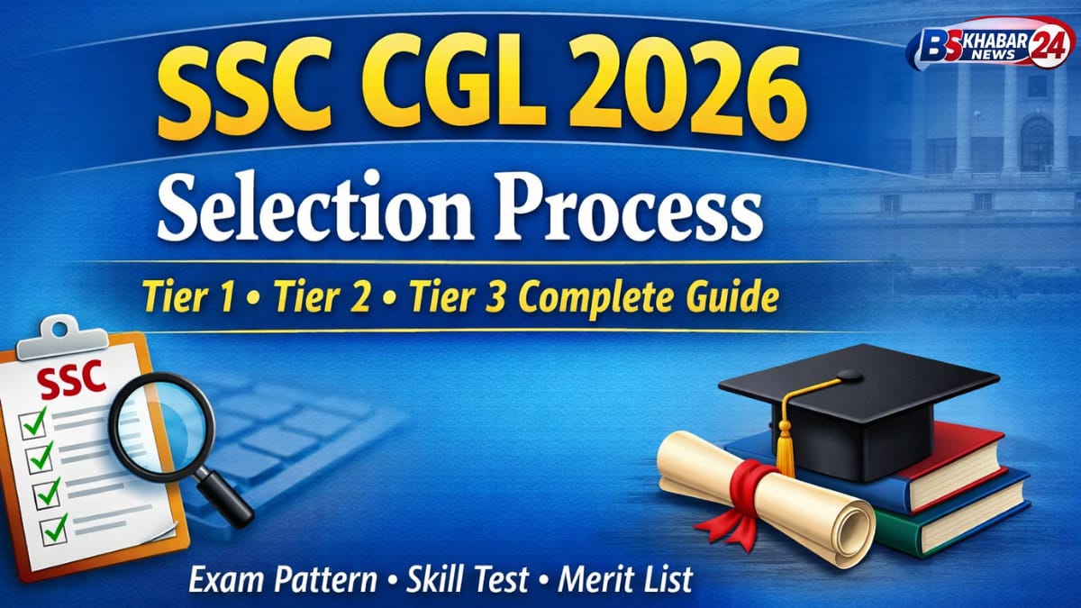 SSC CGL 2026 Selection Process Tier 1 Tier 2 Tier 3 exam pattern skill test merit list guide