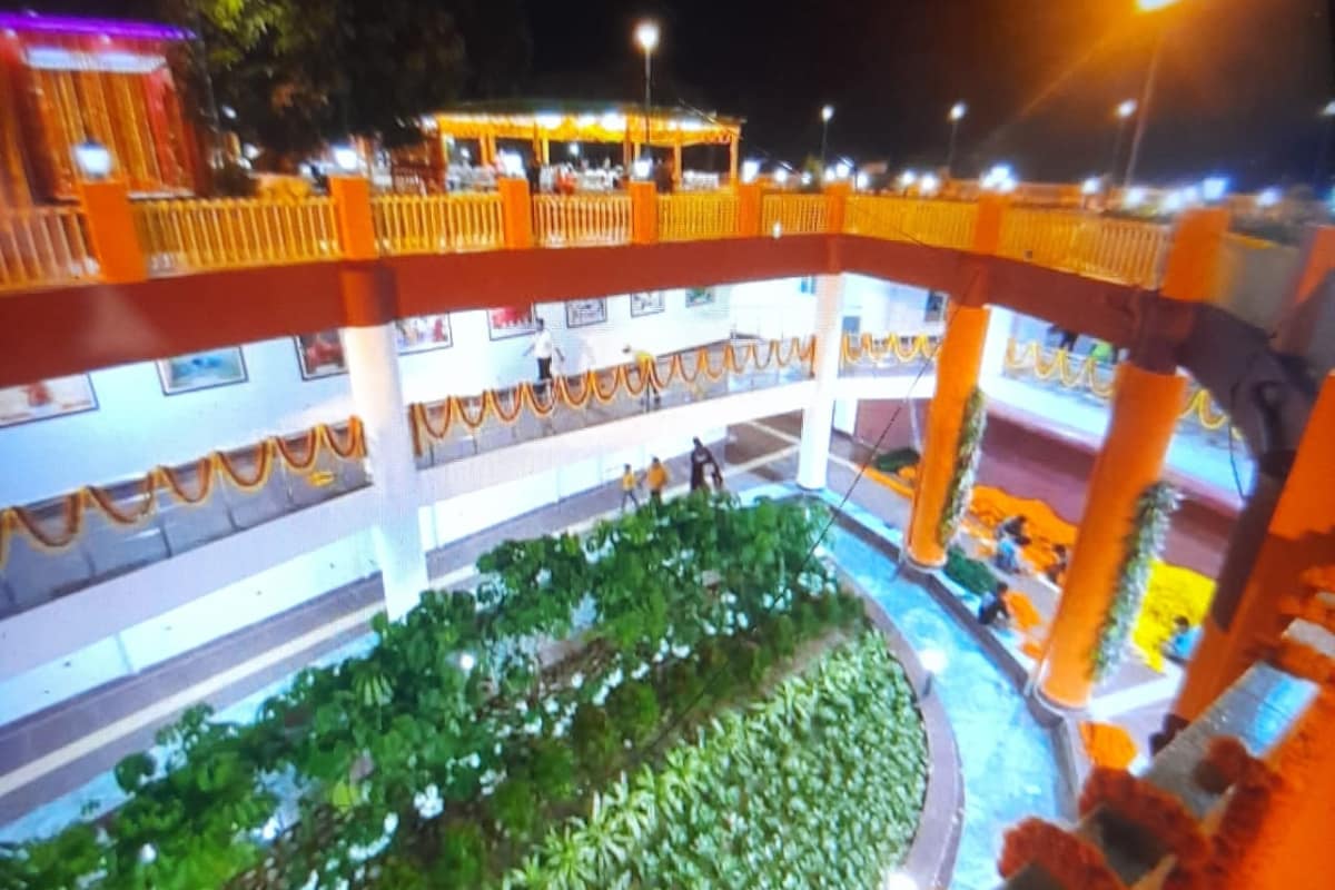 The restoration of the ancient Tripura Sundari Temple