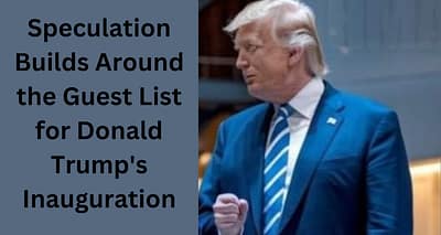 The guest list for Donald Trump