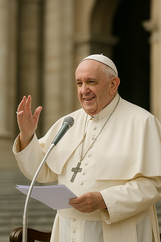 Pope Francis during a public appearance