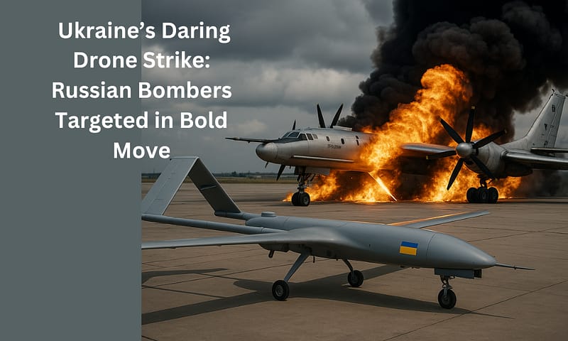Ukraine’s Daring Drone Strike: Russian Bombers Targeted in Bold Move