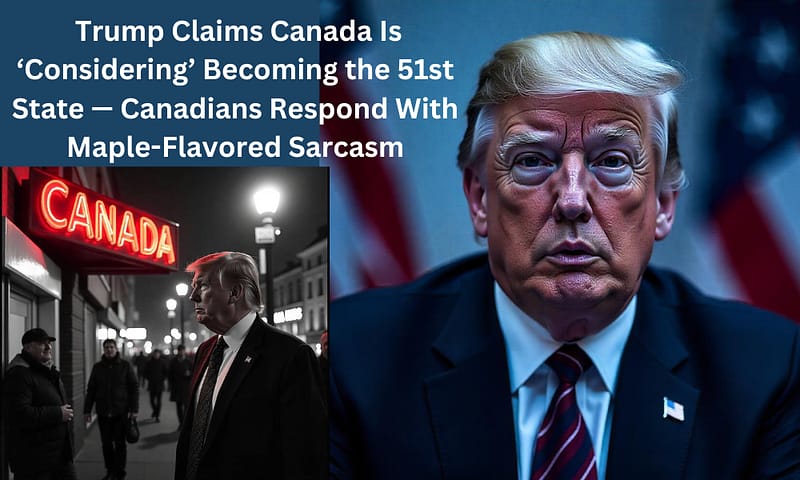 Trump Claims Canada Is ‘Considering’ Becoming the 51st State