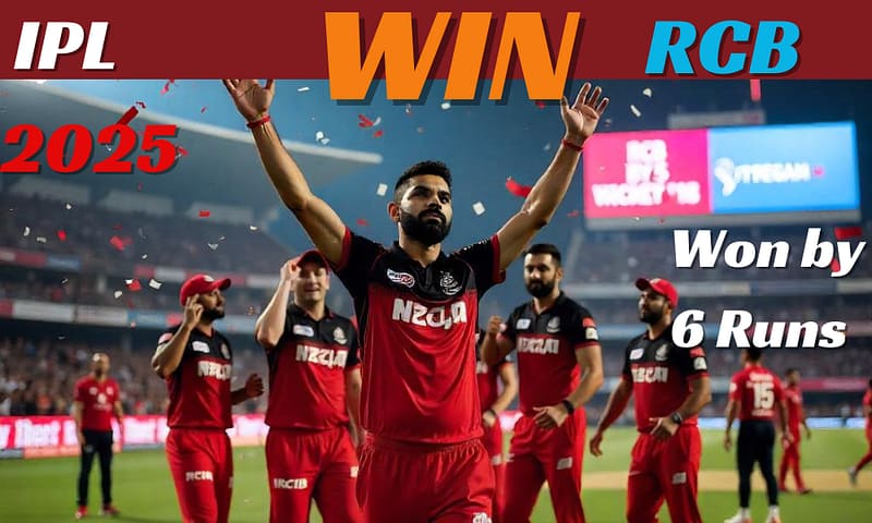 IPL 2025 Thriller: RCB Clinch Narrow Win Over PBKS in High-Octane Clash at Bangalore